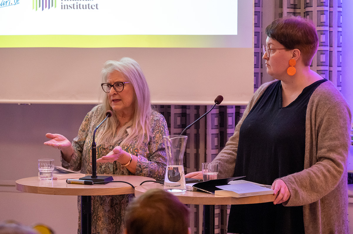Leenamaija Forsberg-Johannesson: novellikokoelma ”Tähdenlento”. Outi Oja haastatteli.